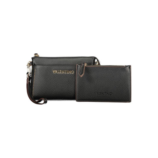 Mario Valentino Black Polyurethane Women's Crossbody Bag