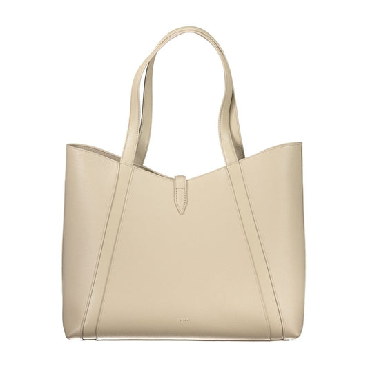 Furla Beige Leather Handbag
