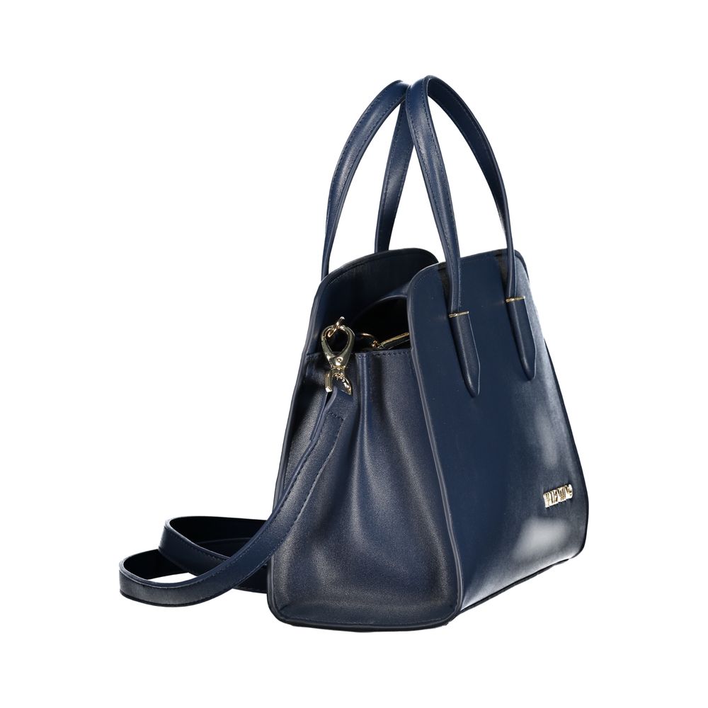 Mario Valentino Blue Polyurethane Women Handbag