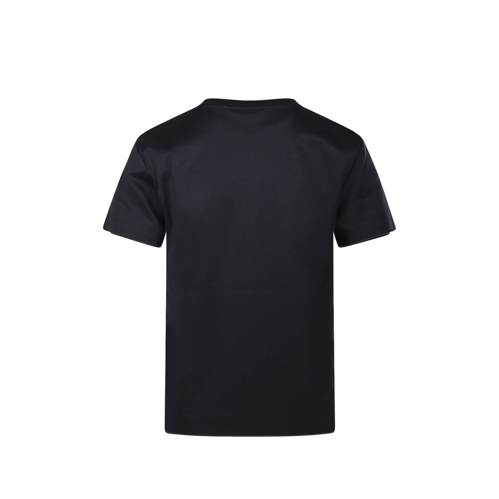Max Mara Black Cotton T-Shirt