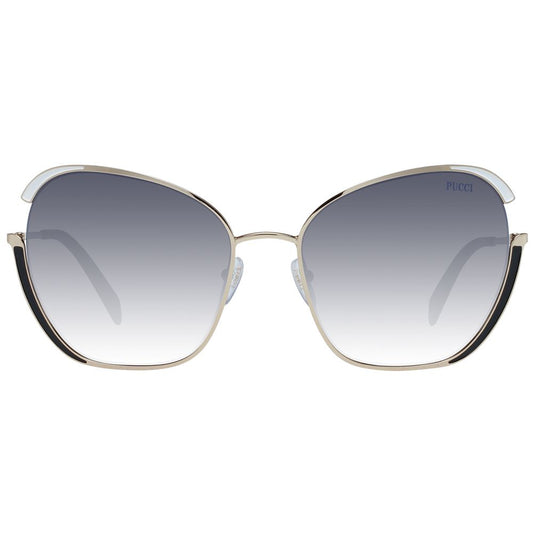 Emilio Pucci Gold Metal Sunglasses
