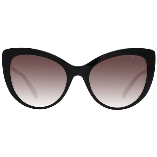 Emilio Pucci Brown Plastic Sunglasses