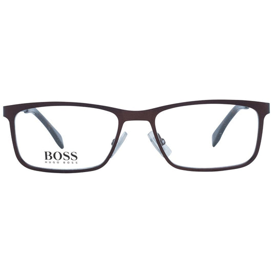 Hugo Boss Brown Men Glasses Frame