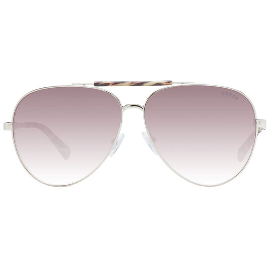 Guess Brown Metal Sunglasses