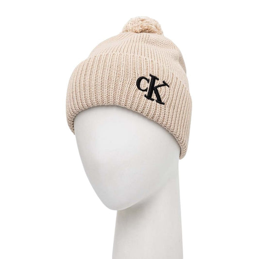 Calvin Klein Beige Cotton Caps Baseball Hat