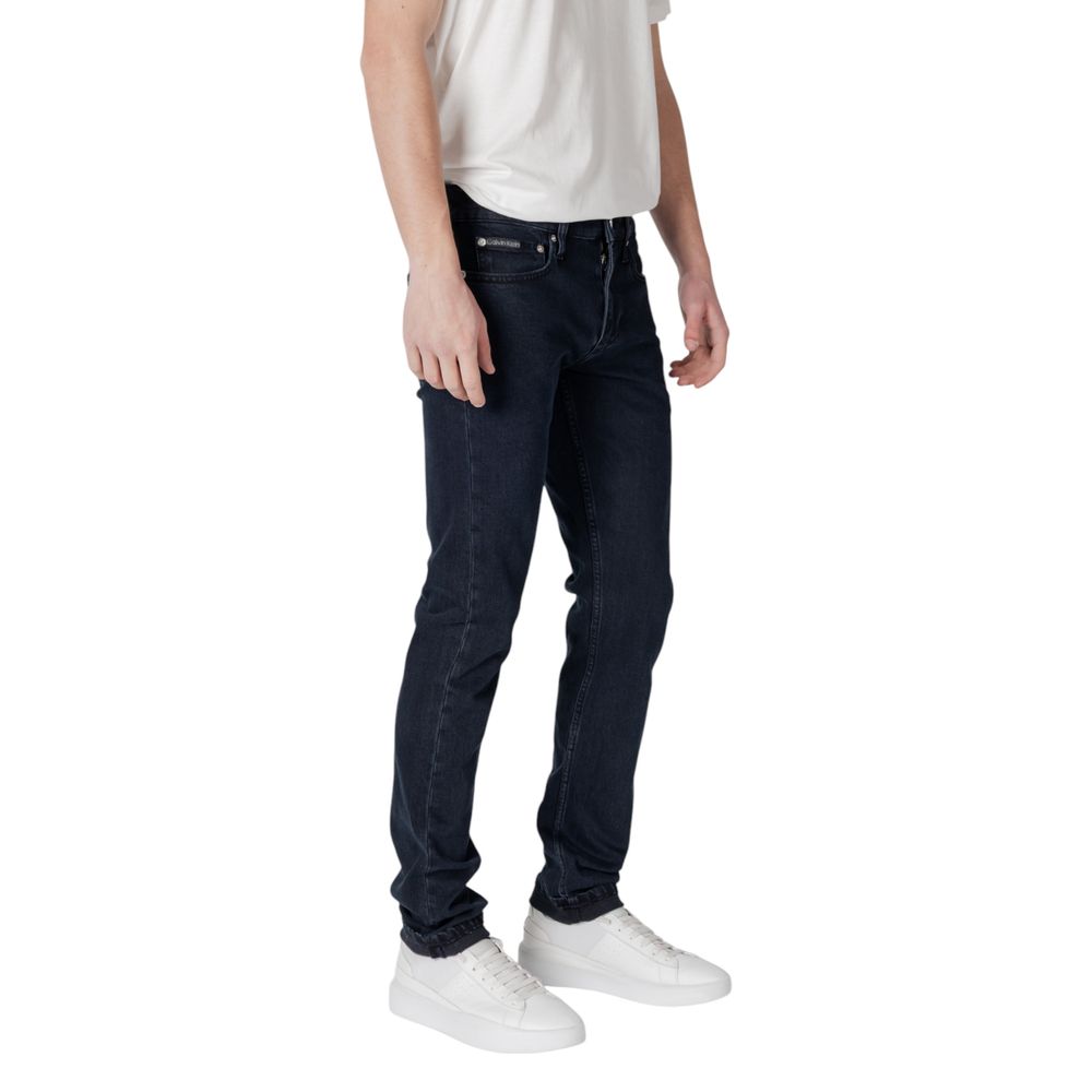 Calvin Klein Jeans Blue Cotton Skinny Jean