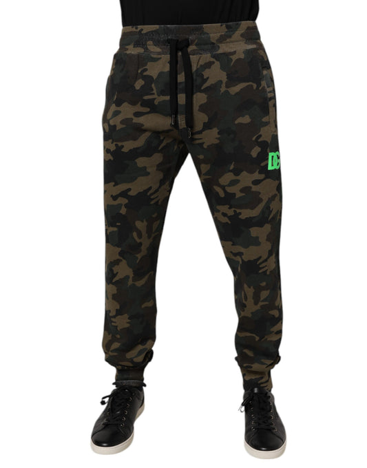 Dolce & Gabbana Multicolor Camouflage Jogger Sweatpants Pants
