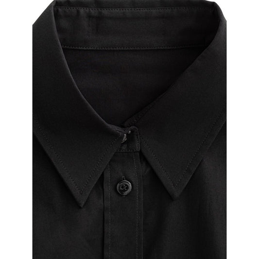 Dolce & Gabbana Black Cotton Dress Shirt