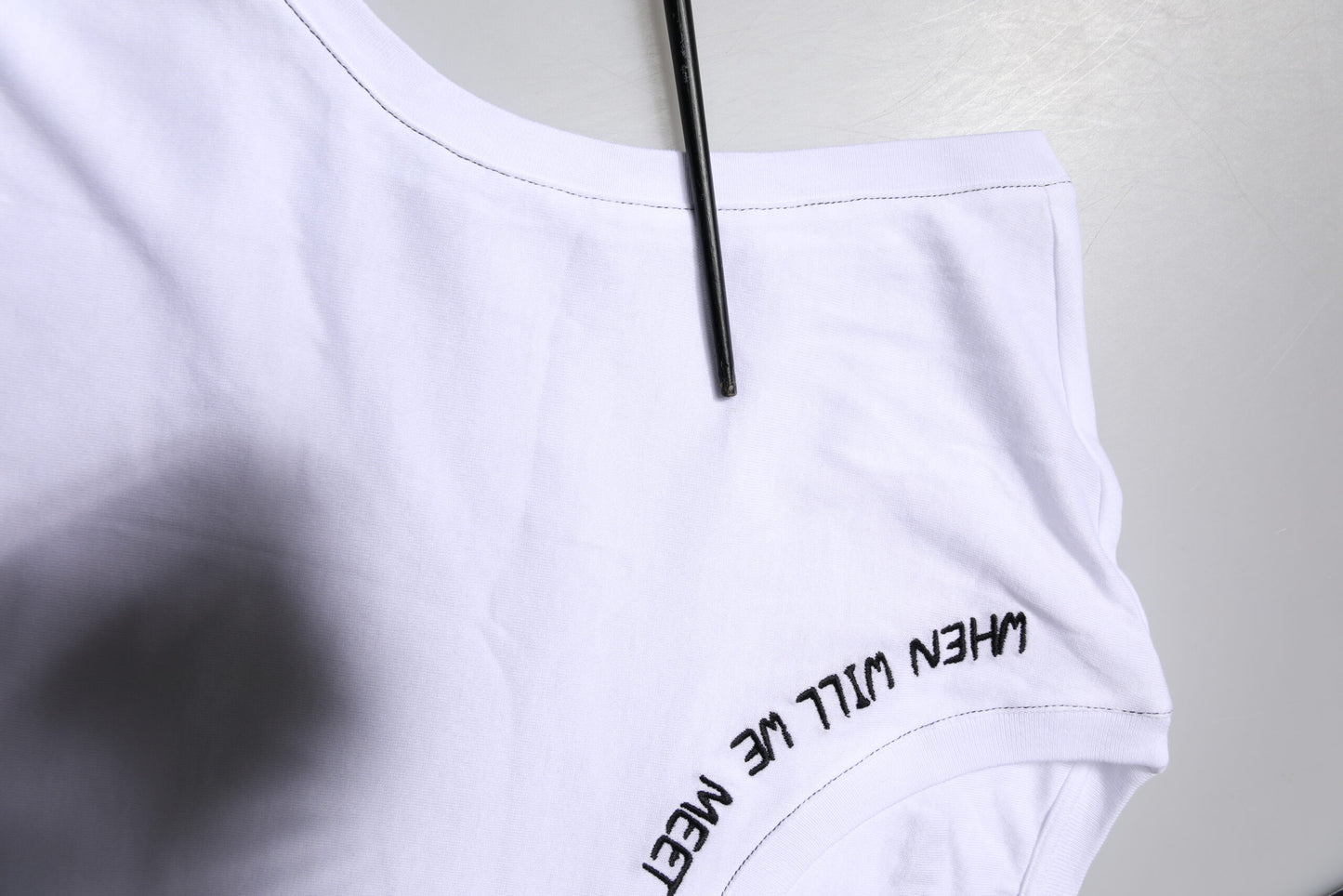 Dolce & Gabbana White Cotton Sleeveless Printed Tank T-shirt