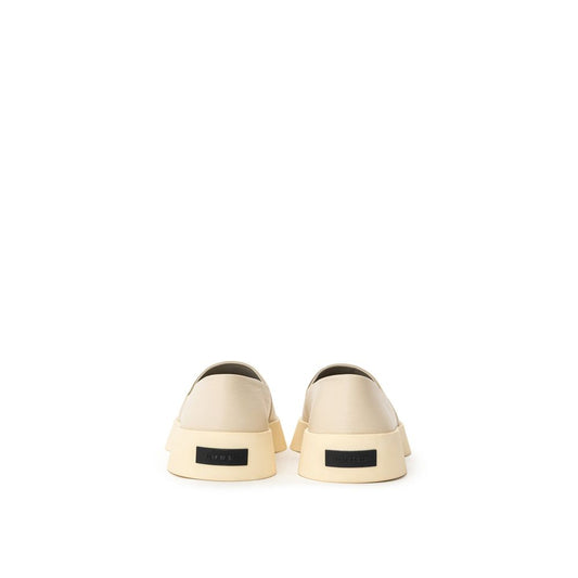 Fear Of God Beige Leather Slip-On Loafer