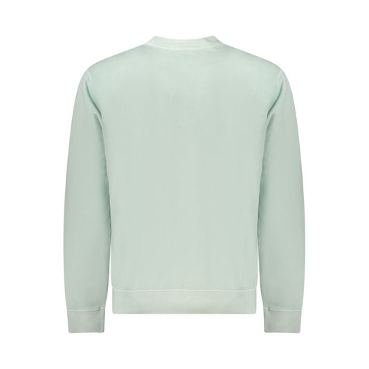 Hugo Boss Green Cotton Men Sweater