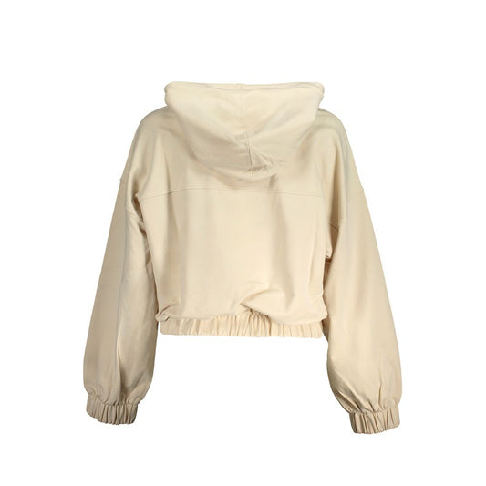 Tommy Hilfiger Beige Cotton Women Sweater Hoodie