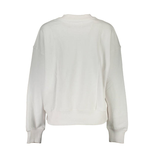 Calvin Klein White Cotton Sweatshirt