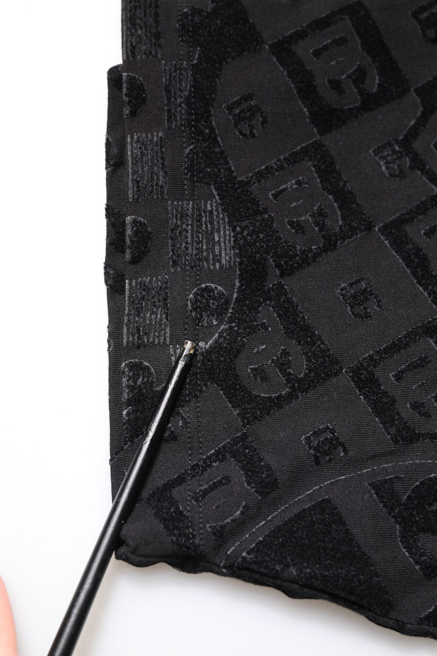 Dolce & Gabbana Black Cotton Bandana Logo Crew Neck T-shirt