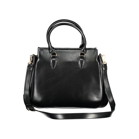 Mario Valentino Black Polyethylene Women Handbag
