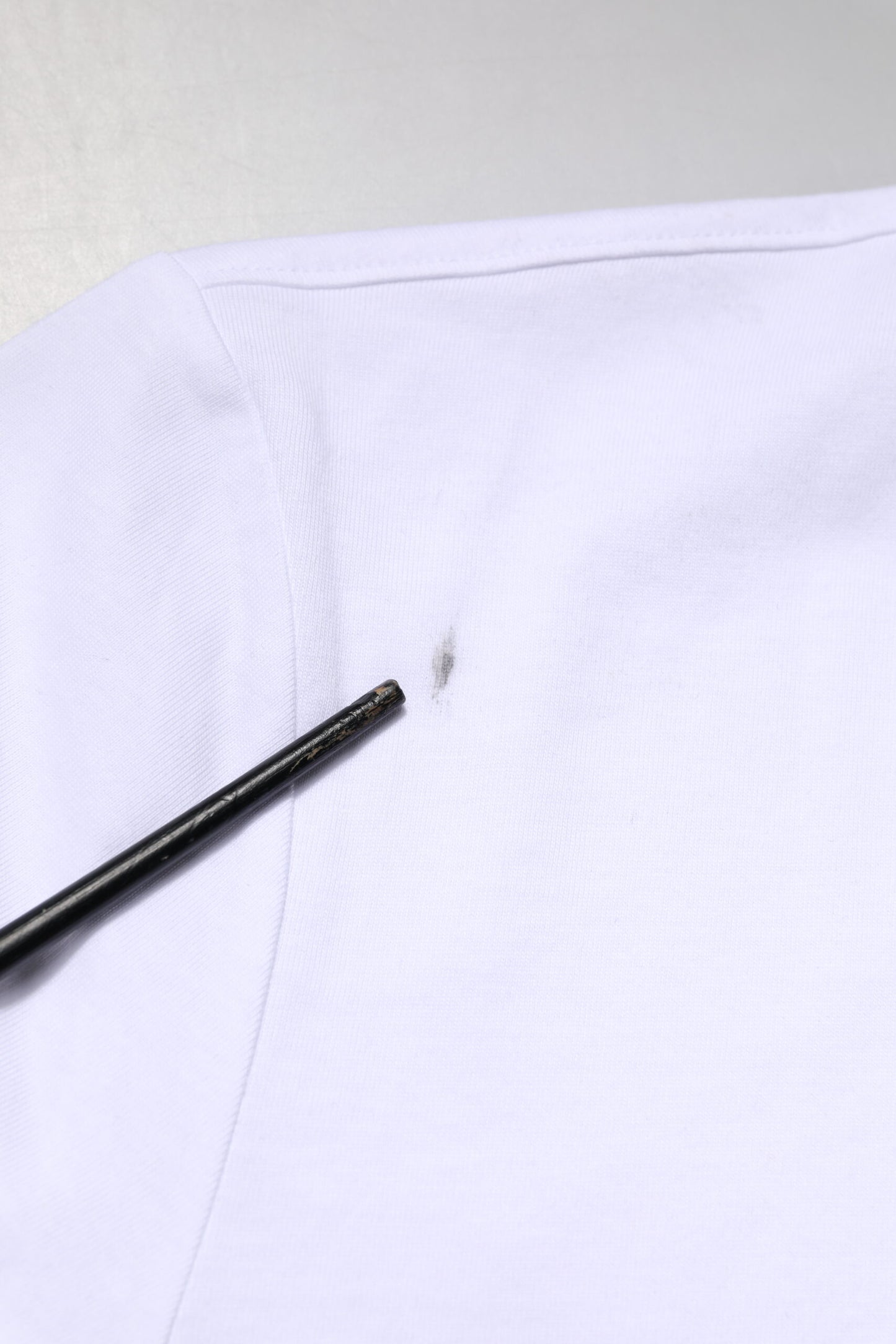 Dolce & Gabbana White Logo Embroidery Crew Neck T-shirt