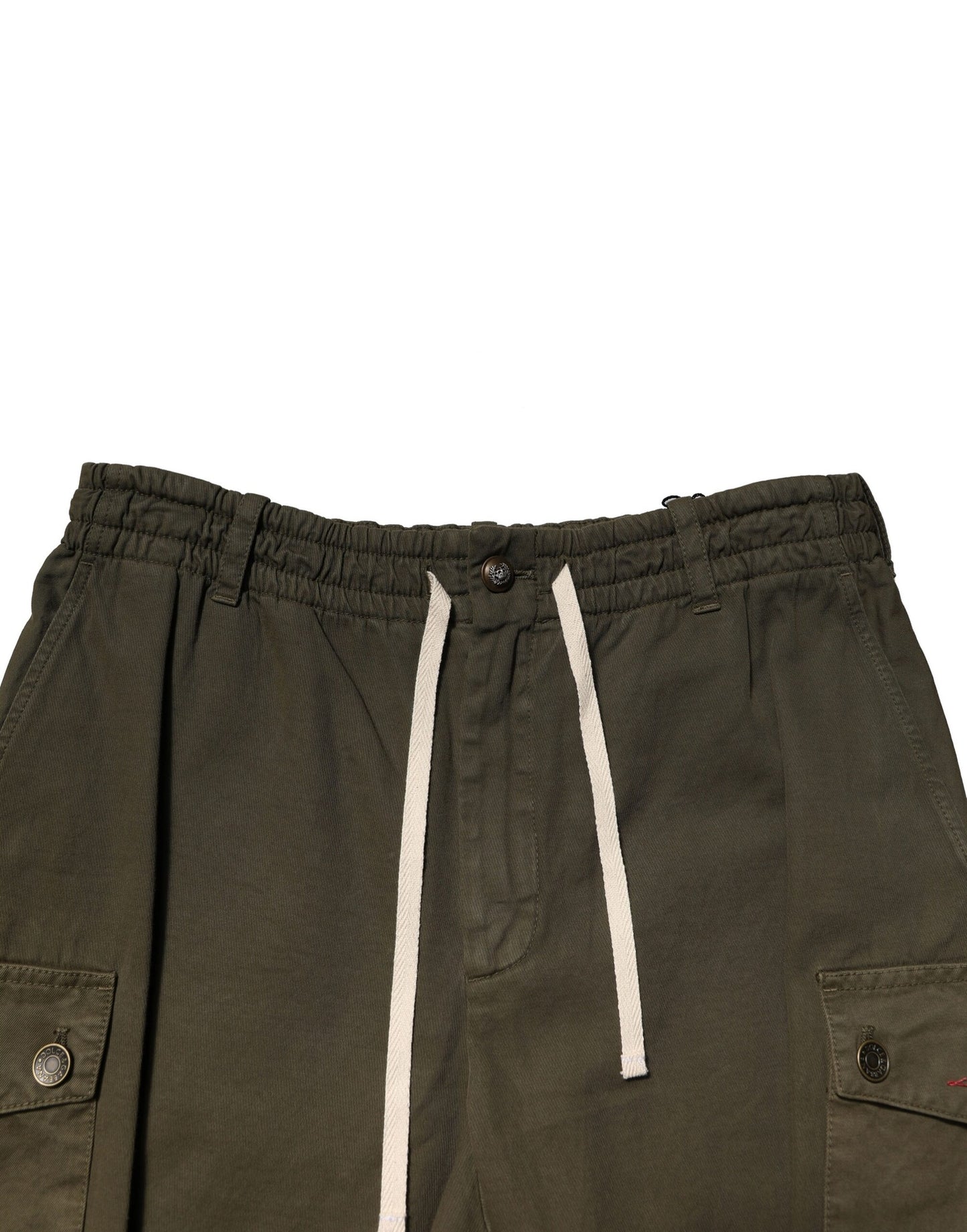 Dolce & Gabbana Brown Cotton Cargo Drawstring Pants