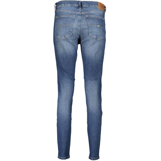 Tommy Hilfiger Blue Cotton Women Skinny Jean