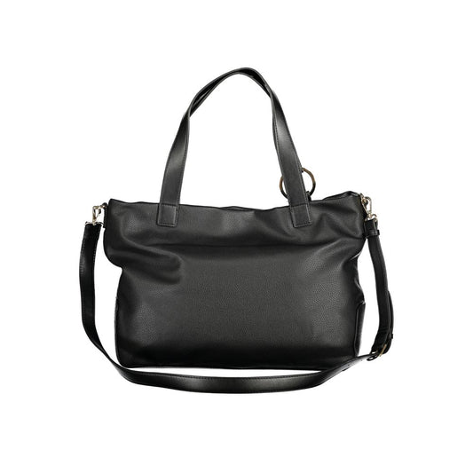 Mario Valentino Black Polyethylene Women Handbag