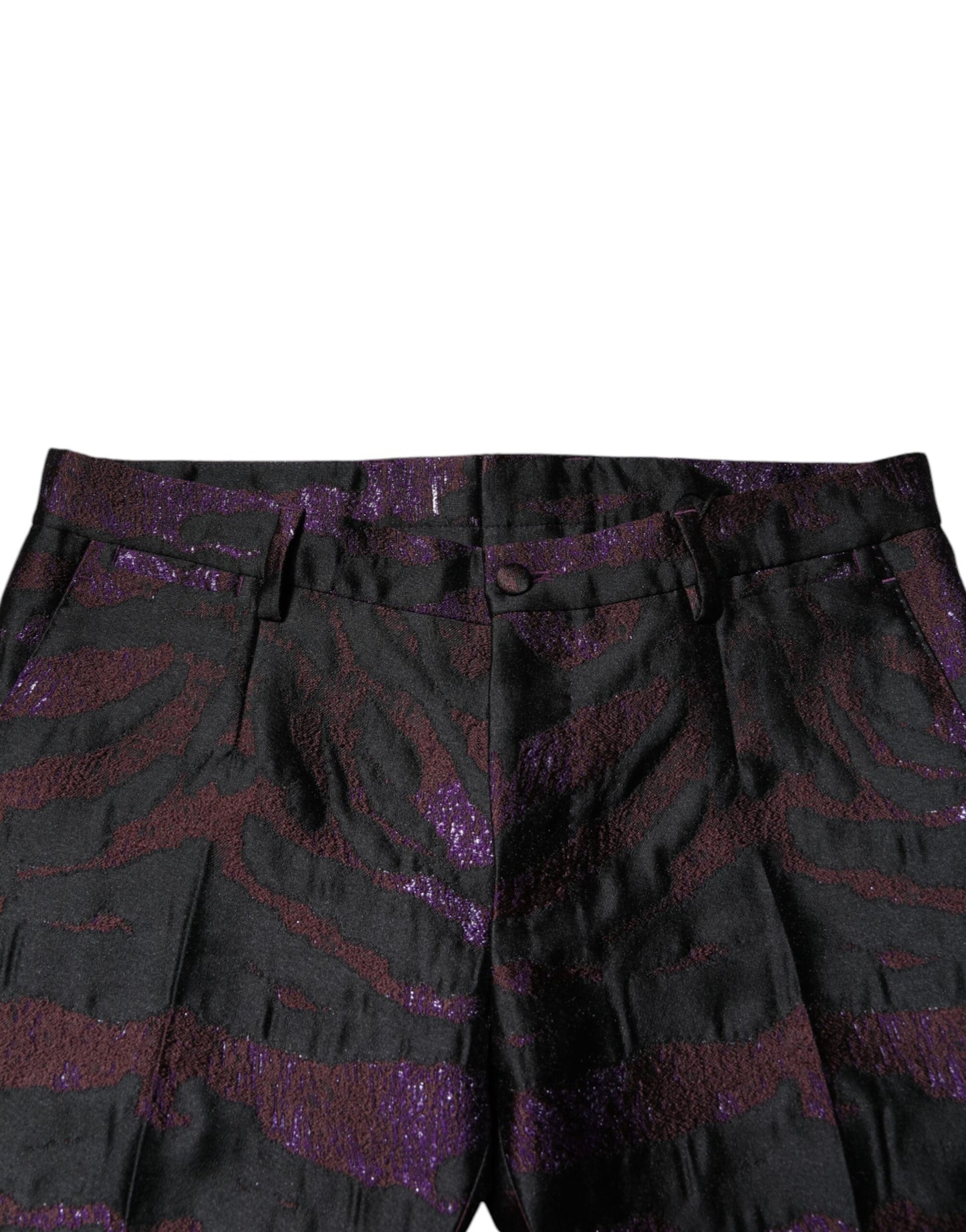 Dolce & Gabbana Multicolor Polyester Patterned Pants