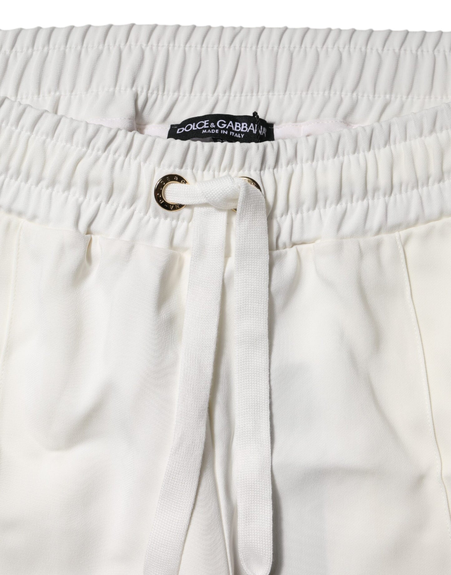 Dolce & Gabbana White Jogger Sweatpants Pants