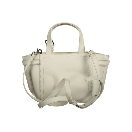 Calvin Klein White Polyester Handbag