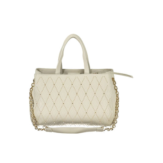 Mario Valentino White Polyethylene Handbag