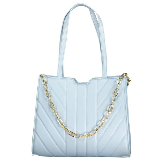 Mario Valentino Blue Polyethylene Handbag