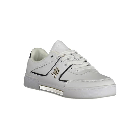 Tommy Hilfiger White Polyester Sneaker