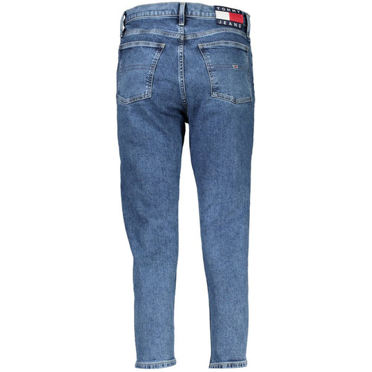 Tommy Hilfiger Blue Cotton Women's Slim-Fit Jean