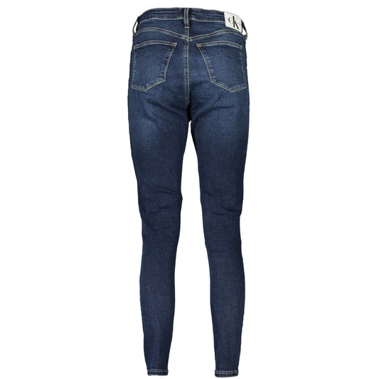 Calvin Klein Blue Cotton Women's Skinny Ankle Jean