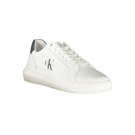 Calvin Klein Bianco Polyurethane Men Sneaker