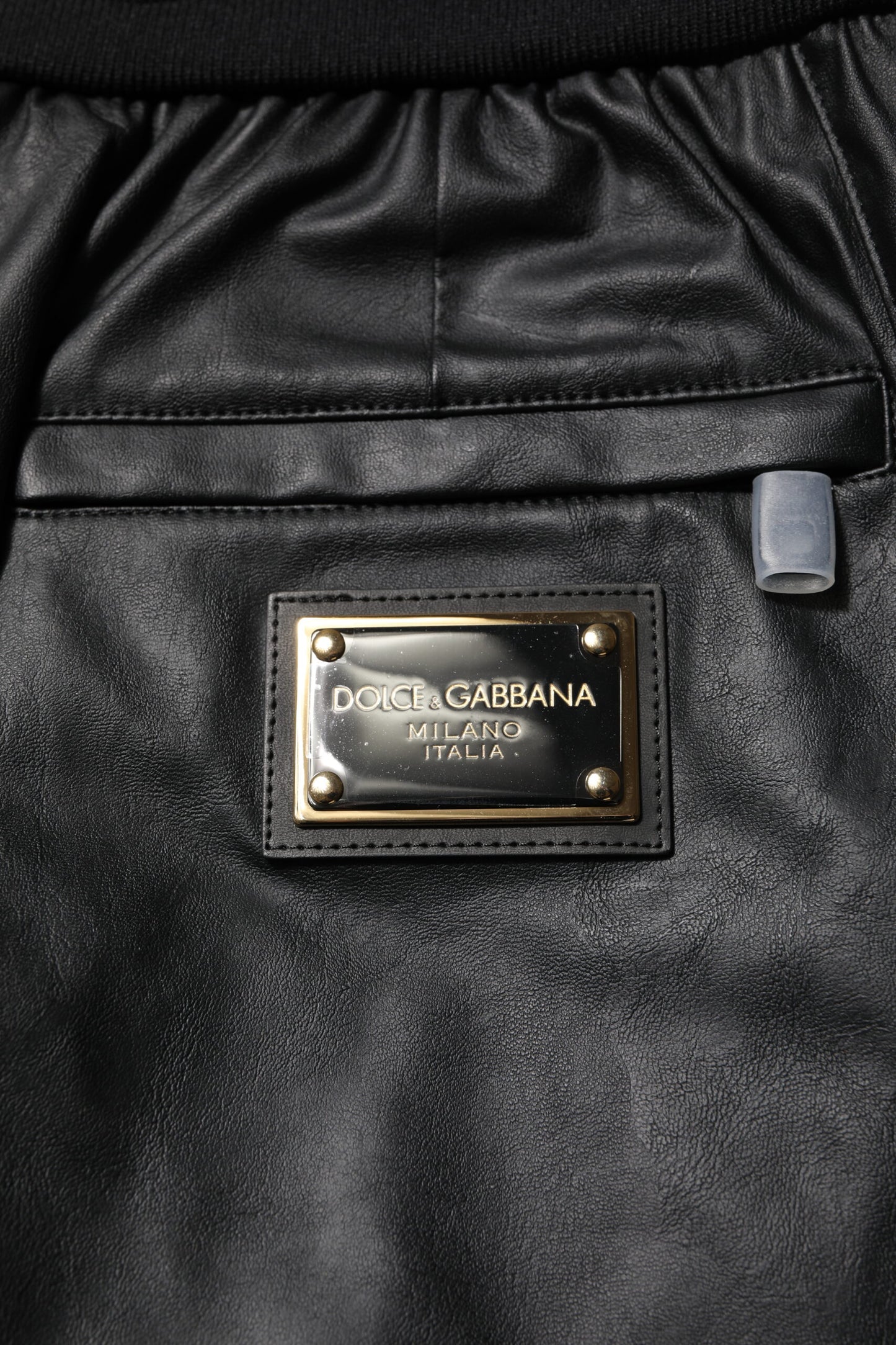 Dolce & Gabbana Black Cotton Cargo Men Jogger Pants