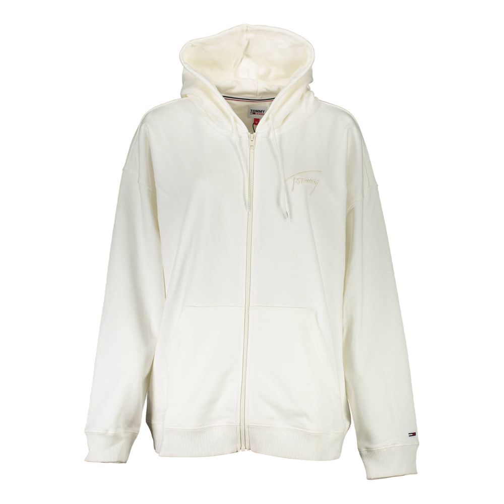 Tommy Hilfiger White Cotton Women's Hoodie