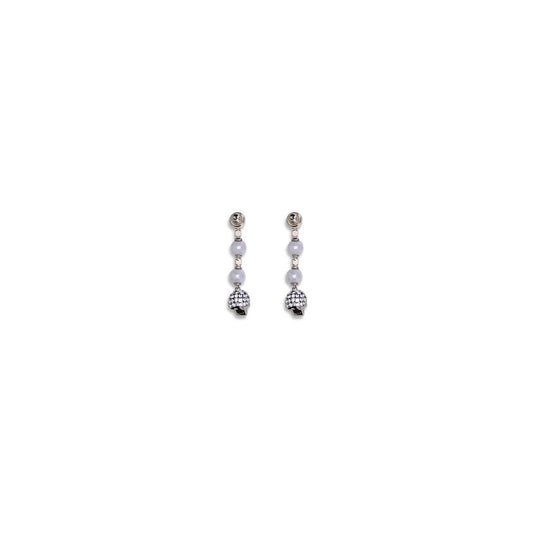 Alexander McQueen Silver Brass Earrings