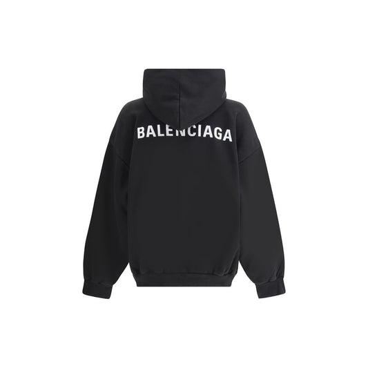 Balenciaga Black Cotton Sweatshirt