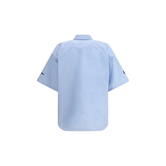 Balenciaga Light Blue Cotton Shortsleeve Shirt