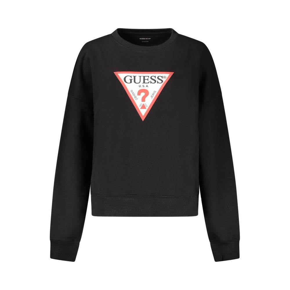 Guess Jeans Black Cotton Women Sweater