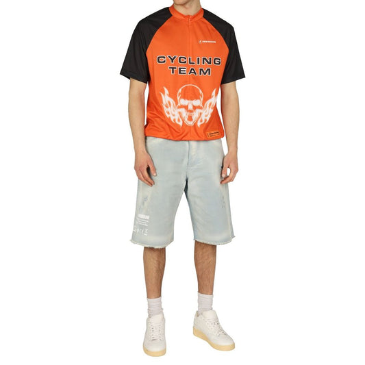 Heron Preston Blue Cotton Shorts