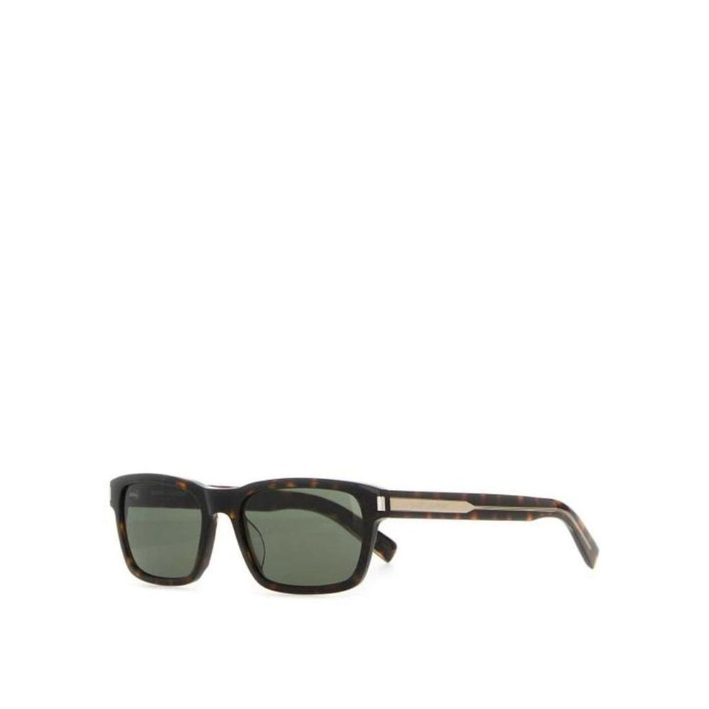 Saint Laurent Brown Acetate Sunglasses