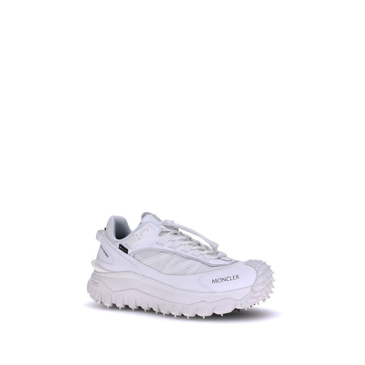 Moncler White Polyamide Athletic Sneakers