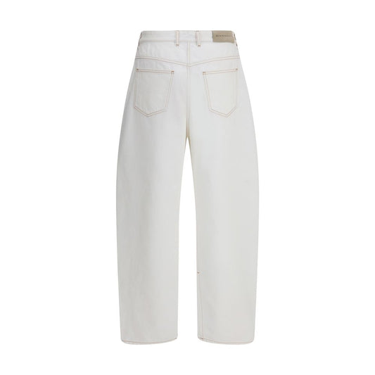 Givenchy White Cotton Jeans Denim