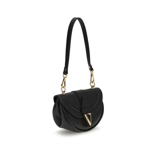 Versace Black Calf Leather Bos Taurus Shoulder Bag