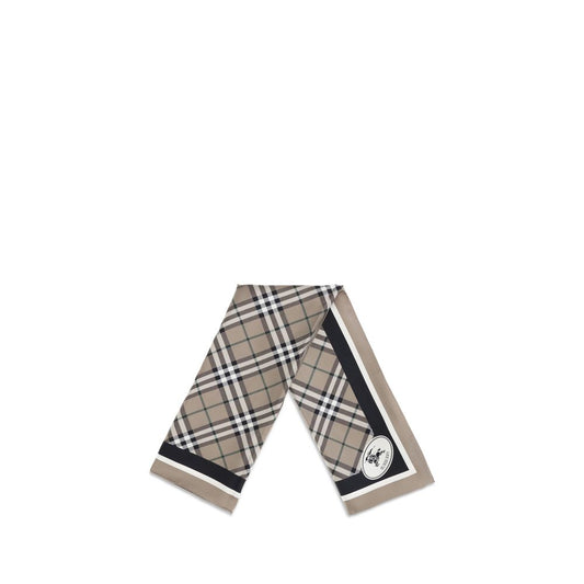 Burberry Beige Silk Scarf