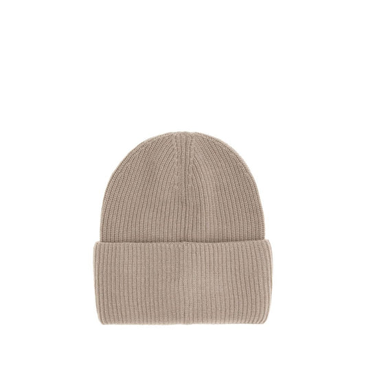 Moncler Beige Wool Beanie