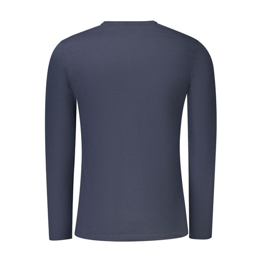 Hugo Boss Blue Cotton Men T-Shirt