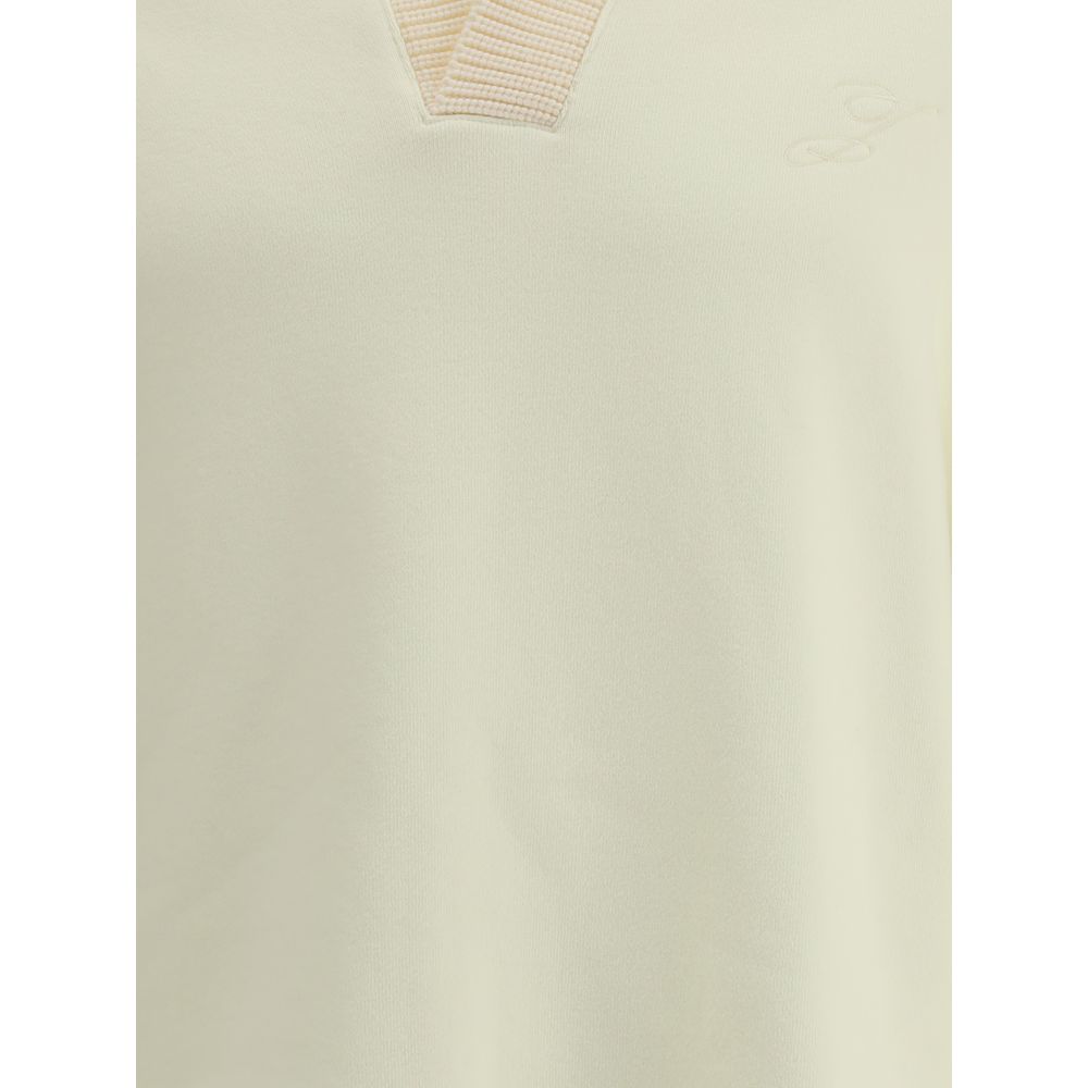 Jacquemus Cream Cotton Sweatshirt
