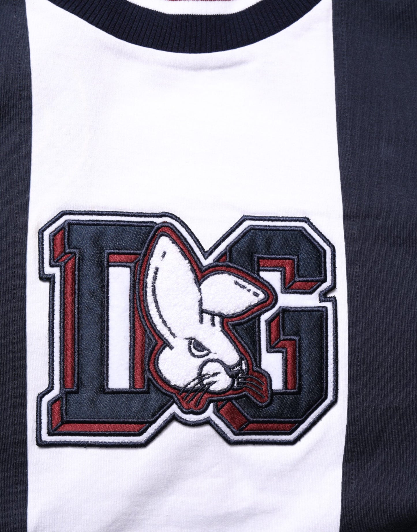 Dolce & Gabbana Multicolor Striped Cotton Men Crew Neck T-shirt