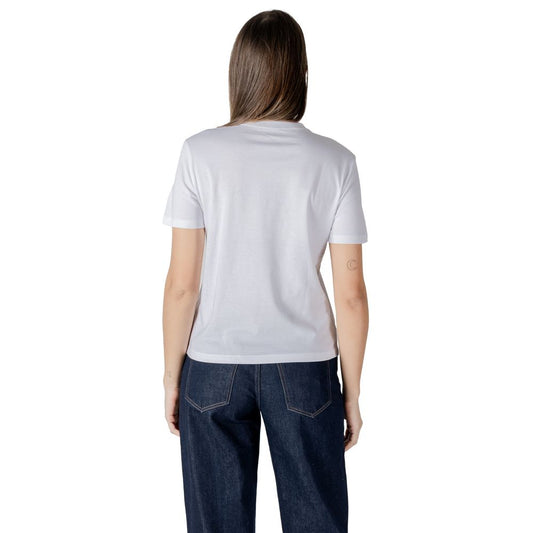 Calvin Klein Jeans White Cotton T-Shirt
