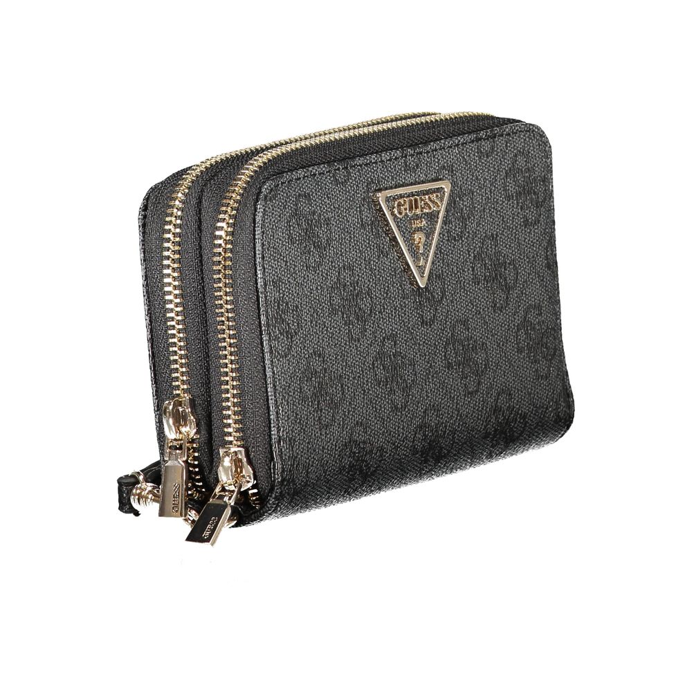 Guess Jeans Black Polyethylene Women Wallet